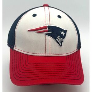 New England Patriot New Era 39Thirty Hat Cap‎ Med/Large Blue White Stretch Fit